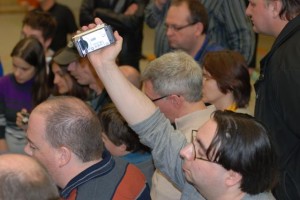 Gedränge beim Stichkampf